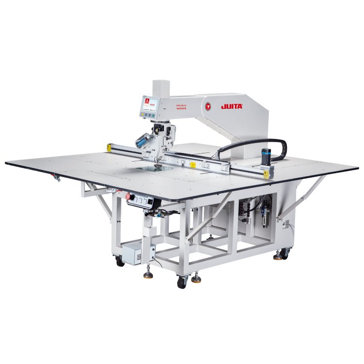 JTK10-90A JUITA 360 Degree Head Rotate Industrial Flatbed Sewing Machines High Efficient Automatic Template Sewing Machine